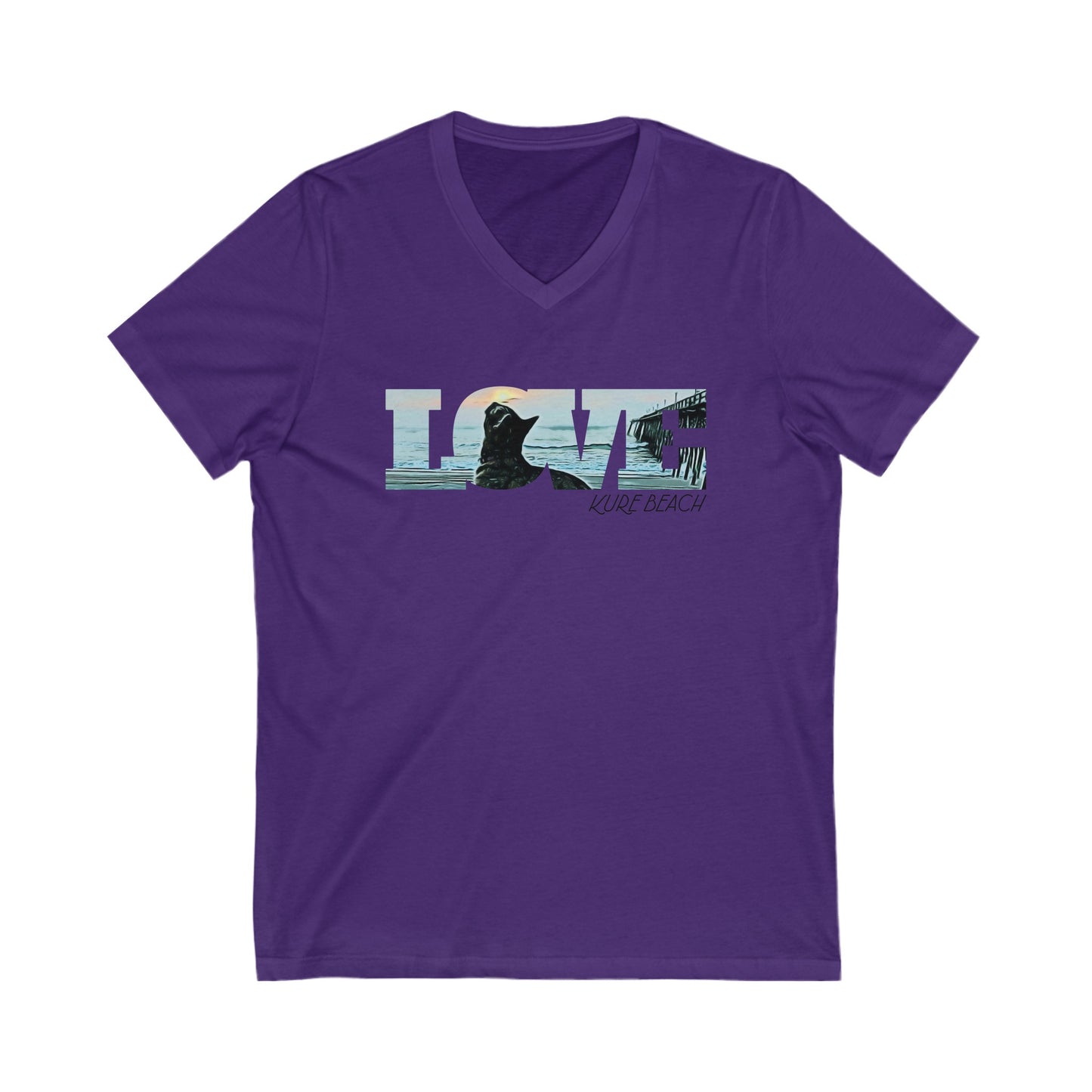 Bibi Love - Women's Short Sleeve V-Neck Tee