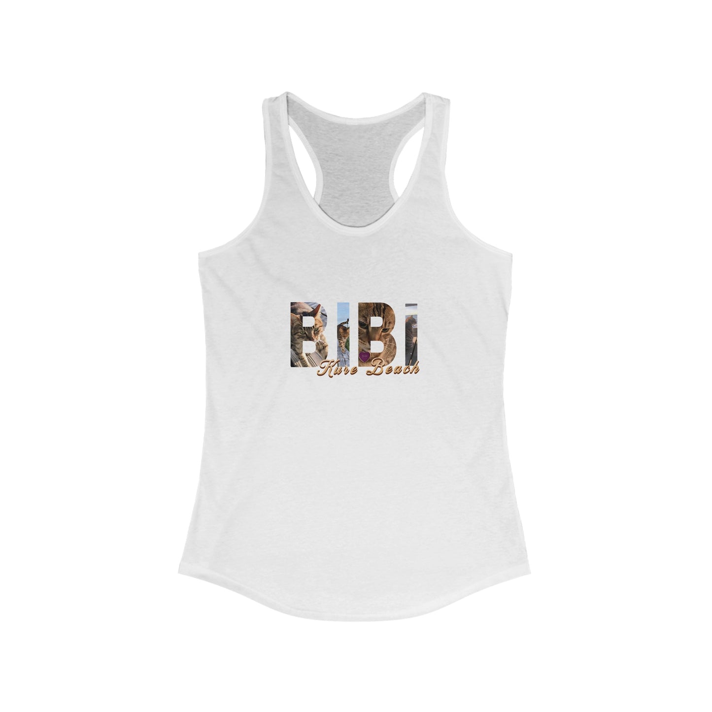 Bibi Letters - Women's Ideal Racerback Tank
