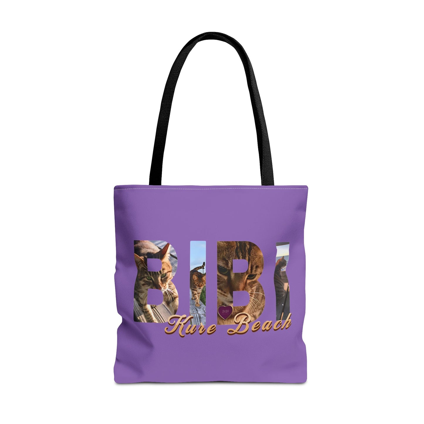 Bibi Letters Beach Bag - Purple