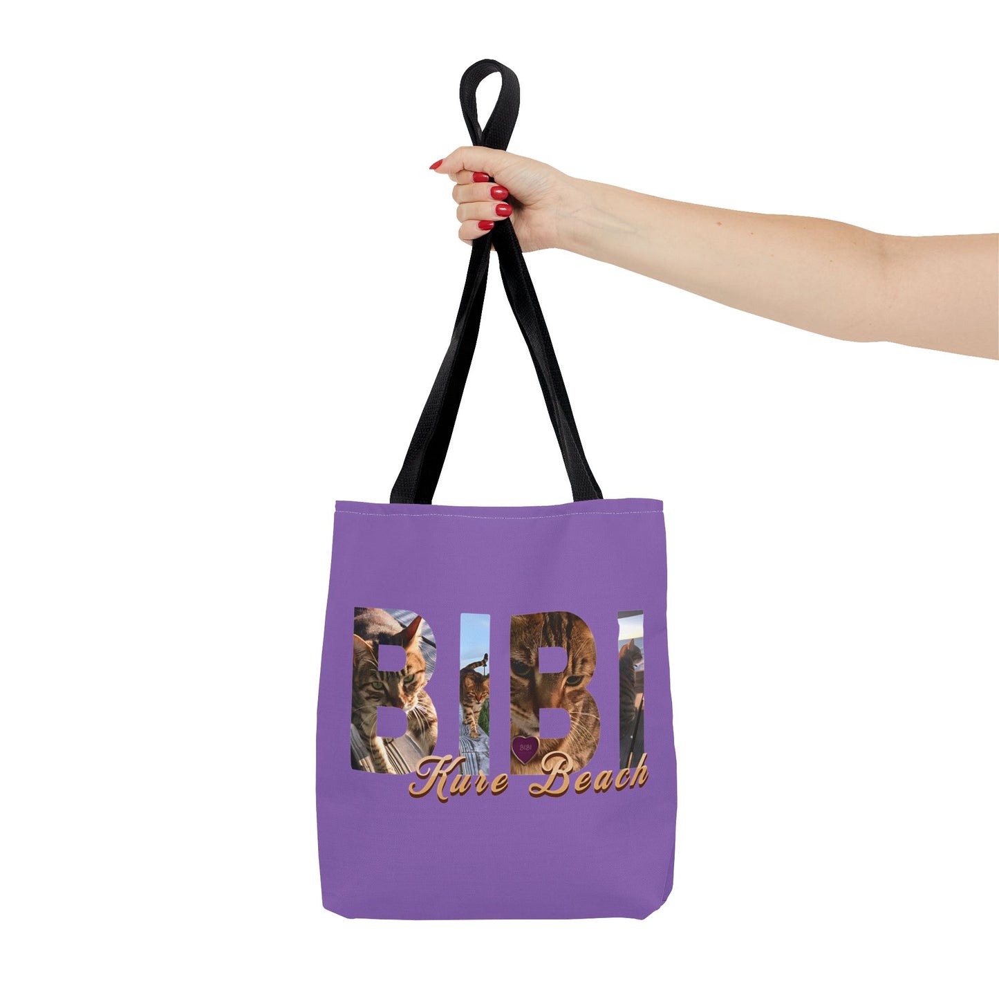 Bibi Letters Beach Bag - Purple