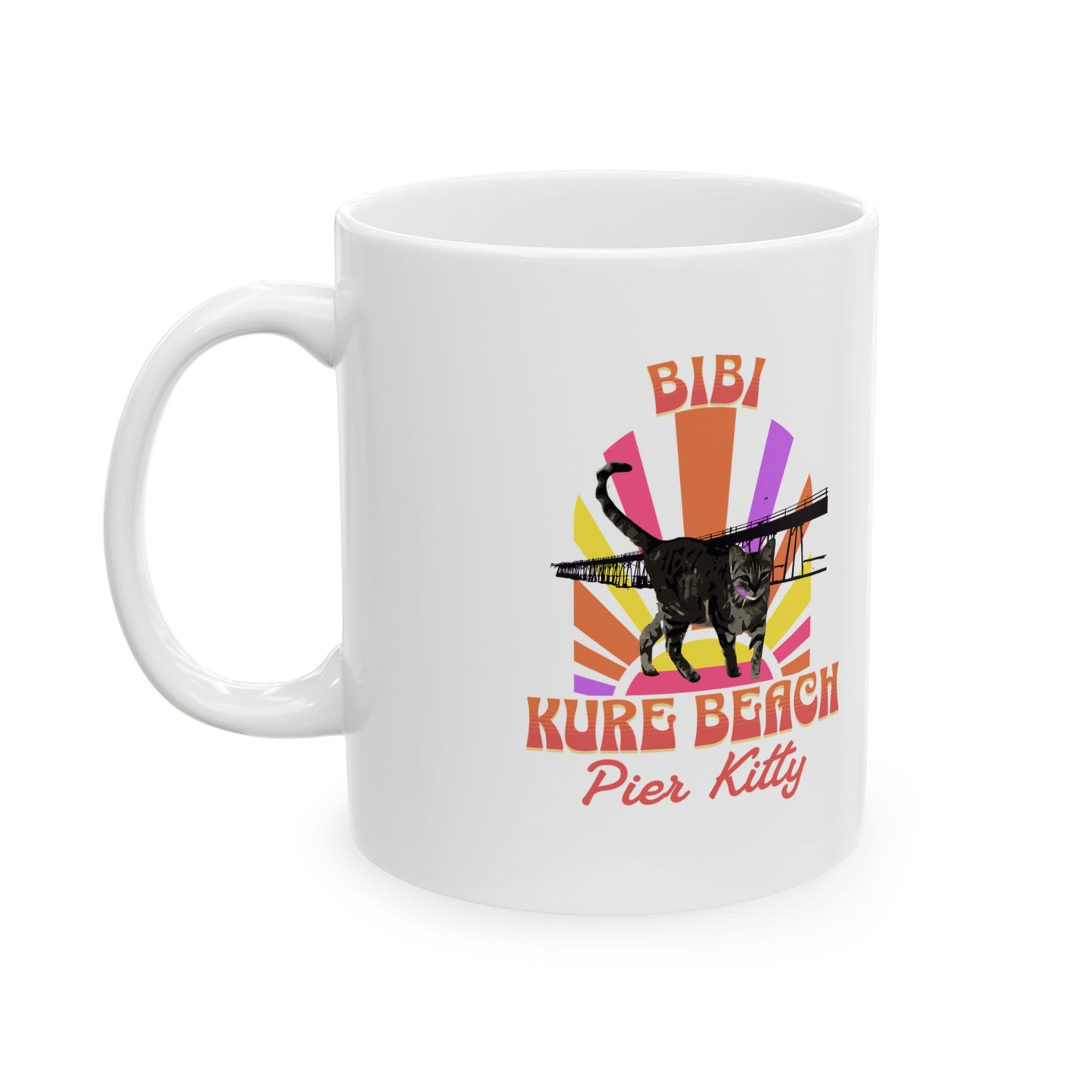 Bibi Pier Kitty - Ceramic Mug, (11oz, 15oz)