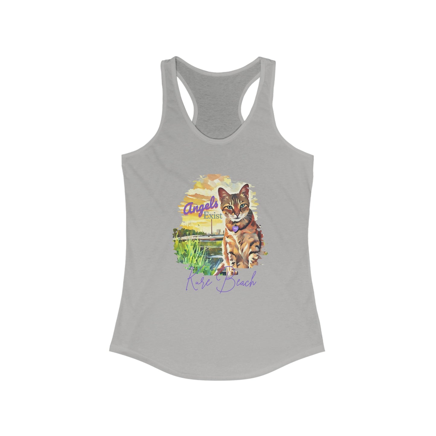 Bibi Angels Exist - Women's Ideal Racerback Tank