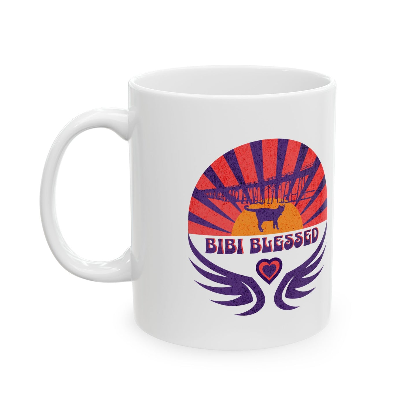 Bibi Blessed Sunburst - Ceramic Mug, (11oz, 15oz)