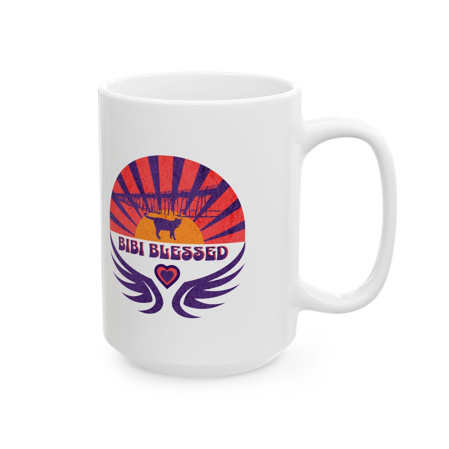 Bibi Blessed Sunburst - Ceramic Mug, (11oz, 15oz)