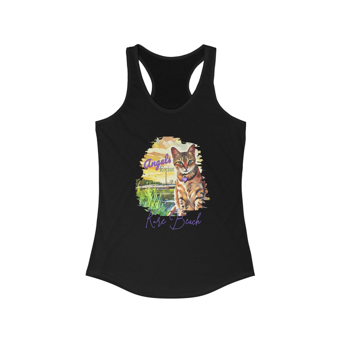 Bibi Angels Exist - Women's Ideal Racerback Tank