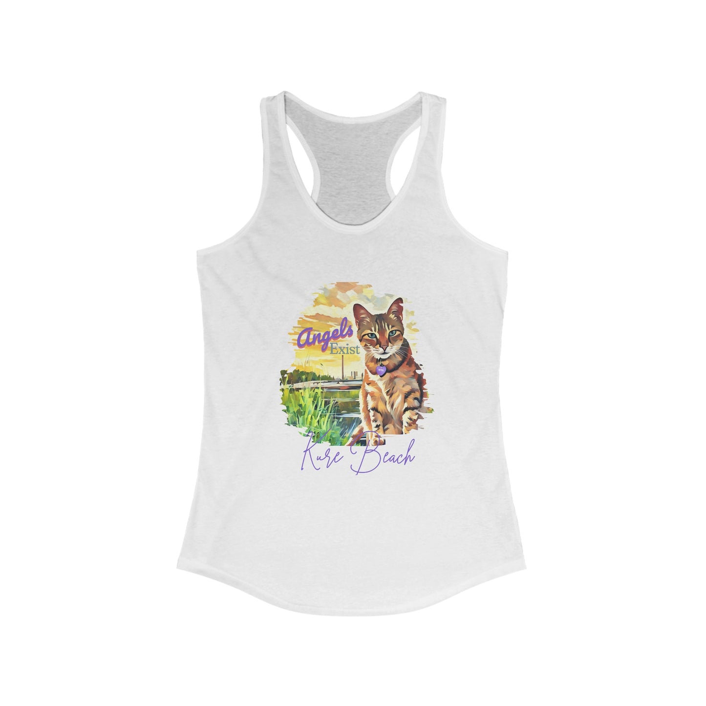 Bibi Angels Exist - Women's Ideal Racerback Tank