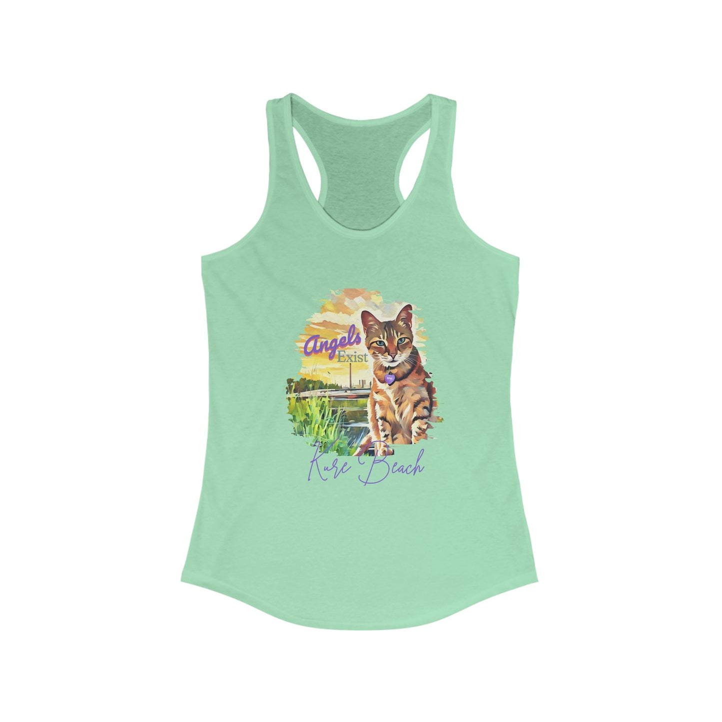 Bibi Angels Exist - Women's Ideal Racerback Tank