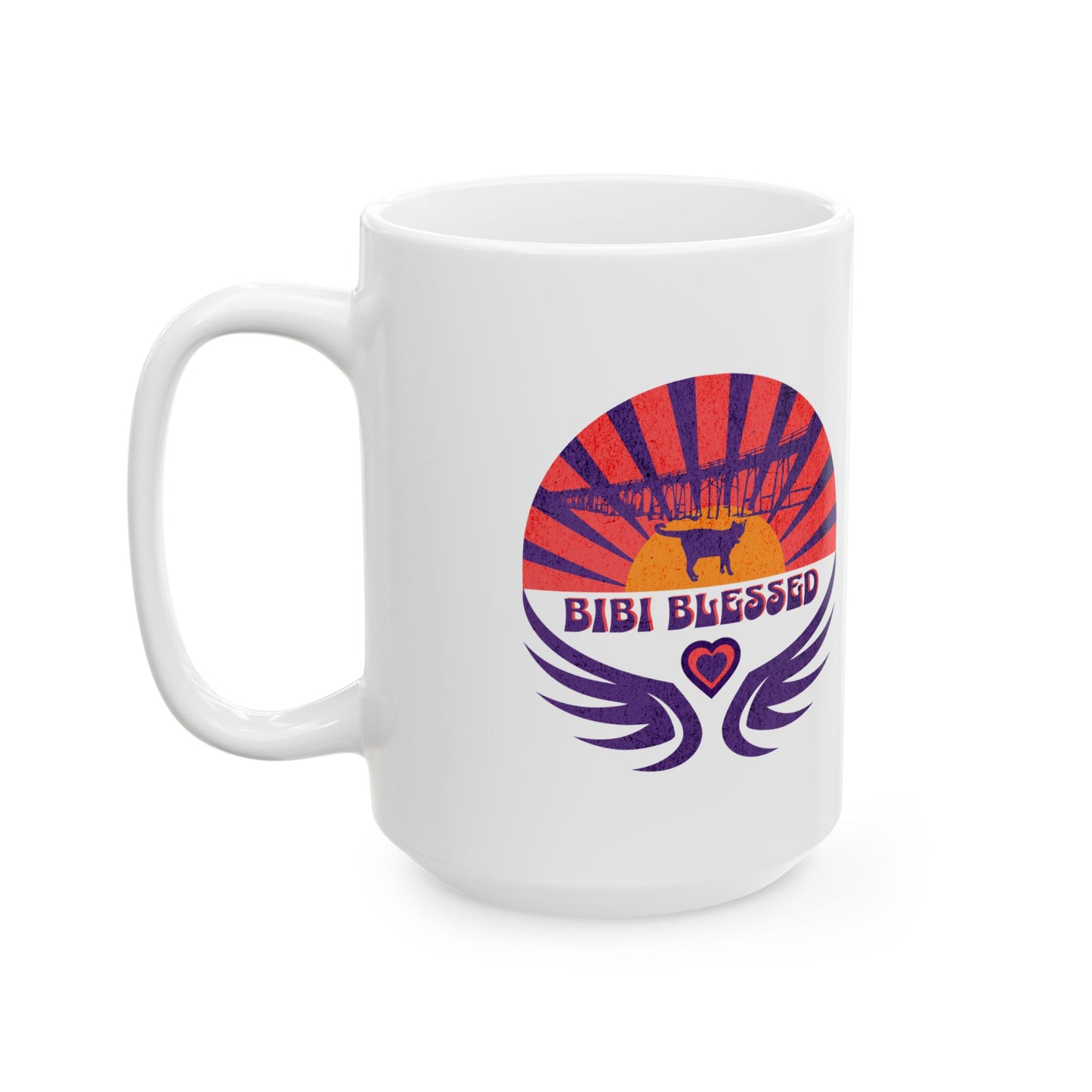 Bibi Blessed Sunburst - Ceramic Mug, (11oz, 15oz)