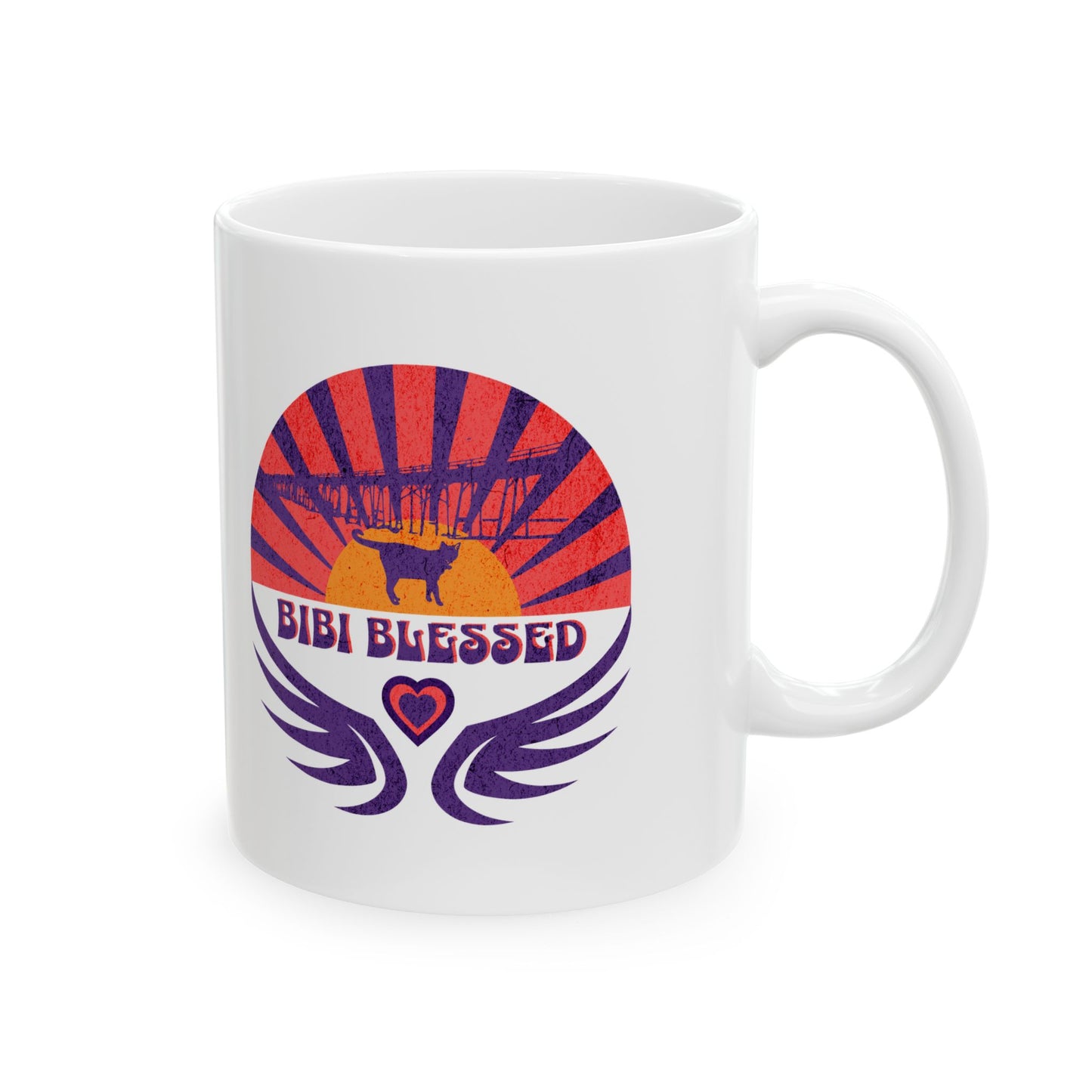 Bibi Blessed Sunburst - Ceramic Mug, (11oz, 15oz)