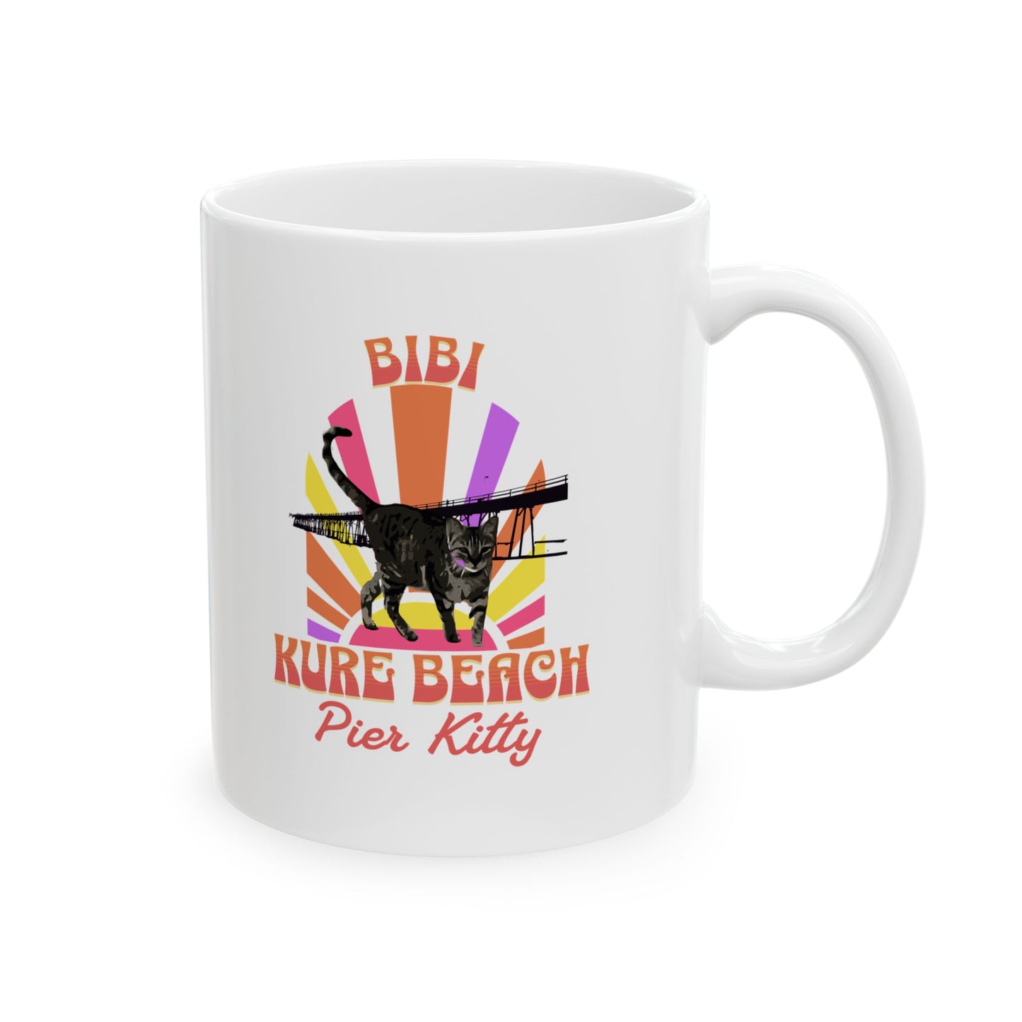 Bibi Pier Kitty - Ceramic Mug, (11oz, 15oz)