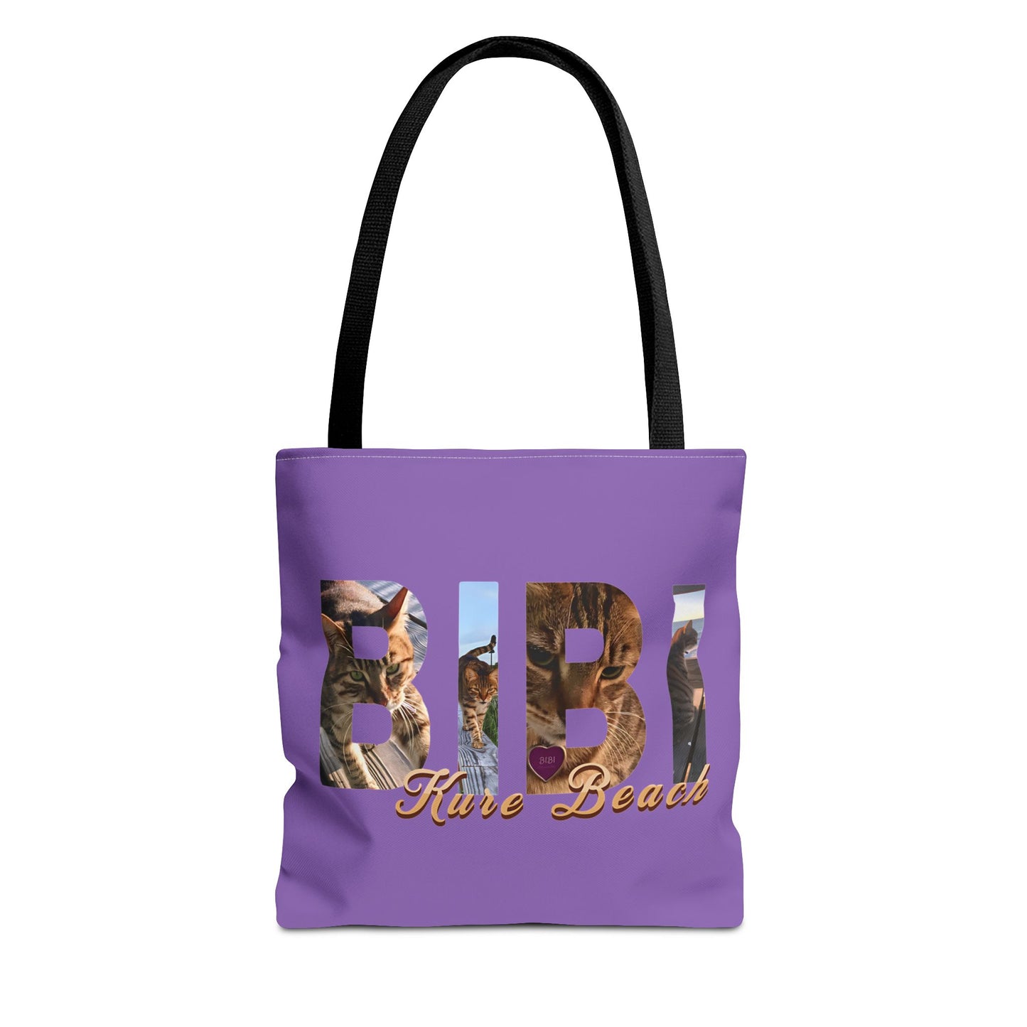 Bibi Letters Beach Bag - Purple